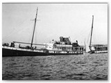 Anni '50 - La nave sembra affondata nel golfo dell'Ausonia. Si cercano notizie su questo fatto