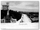 1899 - Via del Littorale. La strada passa sotto la recinzione del Castello Patrone