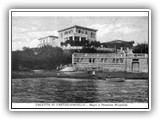 1928 - Un lato dei bagni Portovecchio (oggi Belvedere) con la pensione Rivabella