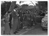 Anni '50 prove di gincana in pineta 