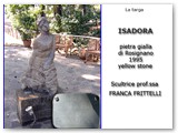  Elementi del parco a 'La Valle'. Statua dell'artista Franca Frittelli

