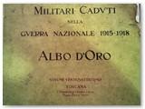 Il volume del Ministero della Guerra con i nomi dei caduti (sezione Toscana)