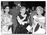 20 luglio 1958 - Momenti della cerimonia. Si riconosce la sig.ra Michetti a dx.