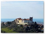 Il castello di Rosignano da nord