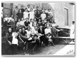 1917- Dipendenti alla fornace dei mattoni, lungo il fiume Fine presso i Polveroni