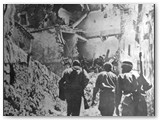 1944 - Foto USA dei partigiani a Rosignano M. dopo il passaggio del fronte