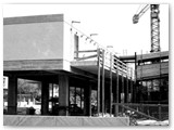 1975 - La nuova palestra in costruzione in via Pisacane a Rosignano Solvay