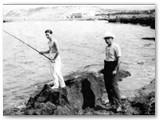 1927 - Pescatori allo 'Scoglietto' e monte di rena sullo sfondo