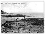 1910 - La spiaggia del Monte alla Rena fa ancora parte di Caletta.(Arch. Scaramal)