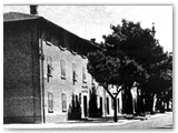 1940 - La caserma dei Regi Carabinieri angolo via Dante via Re Alberto