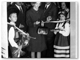 1968 - Cerimonia inaugurale con il Direttore Benincasa e l'ing. Michetti.
