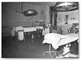 1972 - Nuovo Presidio Ospedaliero, sala operatoria.