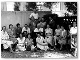 Gruppo maestri elementari Solvay con il direttore Corsini. Si riconoscono Capriotti, Neri, Cassigoli, Salvestrini, Chionsini (arch. Cassigoli).