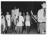 1961 - Festa di S.Teresa. Sfilata degli scout per il Palio Rionale