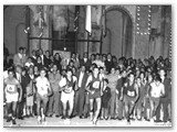 1965 - La partenza della staffetta del Palio
