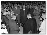 1957 - Festa della Immacolata Concezione. Al centro il Direttore Van Weyenbergh, a destra il Sindaco Marchi.