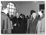 1957 - Festa della Immacolata Concezione. Vescovo, don Ezio Rivera, Direttore Van Weyenbergh, Sindaco Marchi