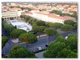 Piazza del Risorgimento vista aerea d'insieme.