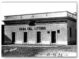 1926 - La Casa del Littorio costruita dalla maggior parte dei vadesi lavorando sabato e domenica gratis.
