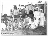 Anni '40 bambini in spiaggia