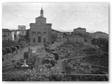 1954 - Piazza Garibaldi con viali e giardini (Arch.C.R.M.)