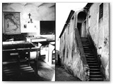 1958 - Aula e la parte del Casone adibito a scuola