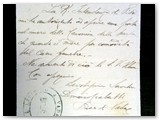1910 - Comunicazione di don Ciabatti al Sindaco di Rosignano M.